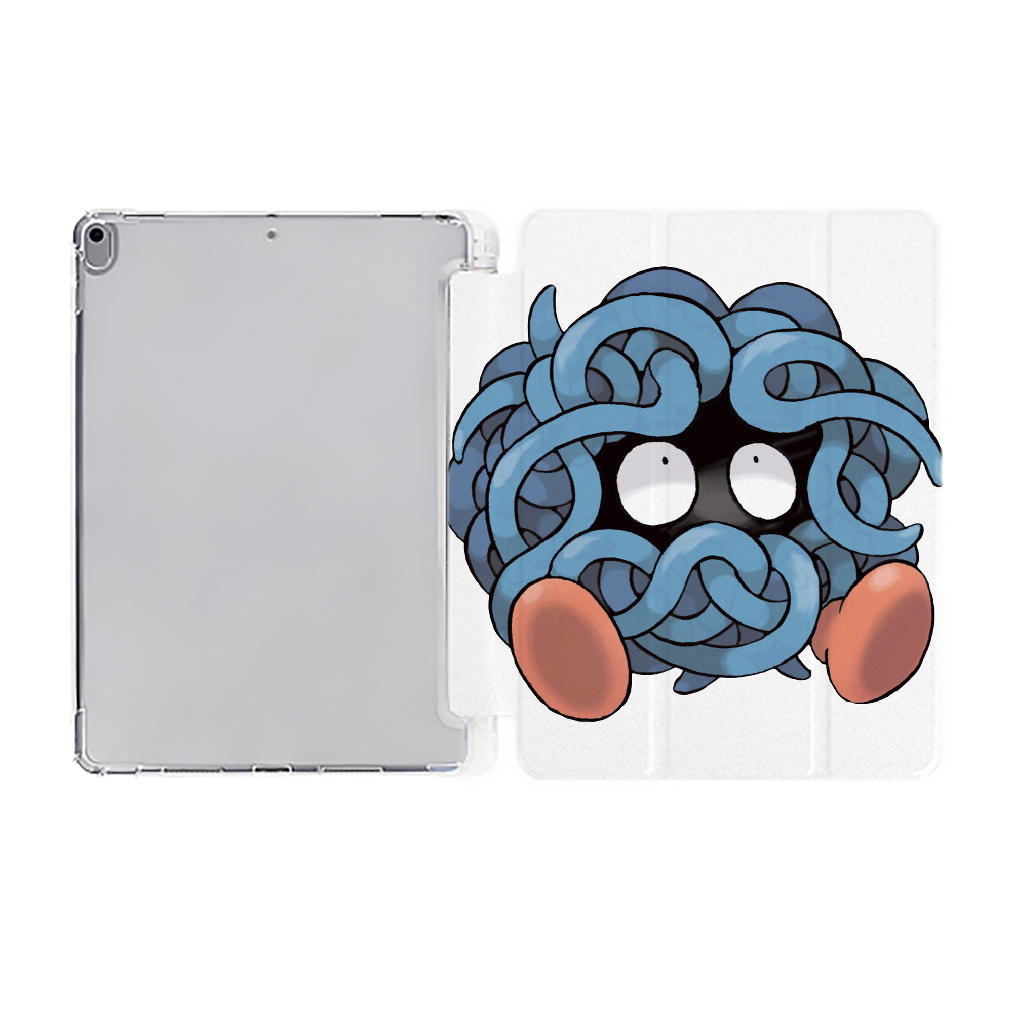 （画像用） ポケットモンスター Pokémon IPad ケース ペン収納付き 三つ折りスタンド PUレザー×シリコン 対応機種9.5/10.5/10.9インチ